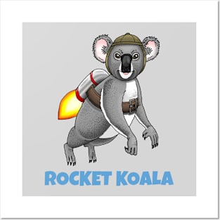 Rocket Koala Posters and Art